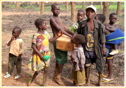 image représentant un groupe d'enfants.