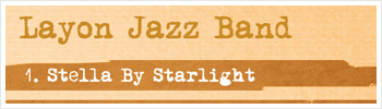 Réalisation de la jaquette du Layon Jazz Band